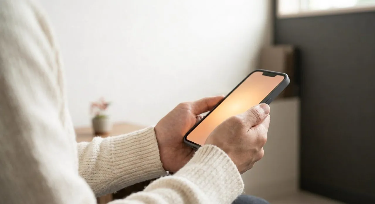 施術後にLINEの友だち追加を案内する整骨院の様子